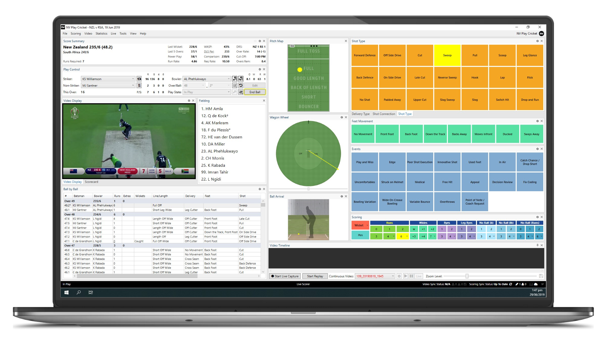 NV Play Global Cricket Technology Platform for the Professional and Recreational Game